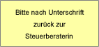 Bitte zurück zur Steuerberaterin